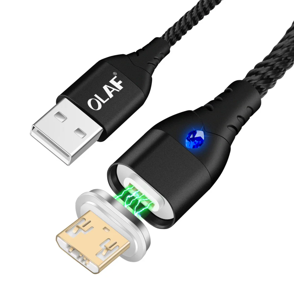 Магнитный кабель Олаф 5А Micro usb type c Quick Charge 3,0 супер быстрый Магнитный usb зарядный кабель для iPhone samsung huawei Xiaomi