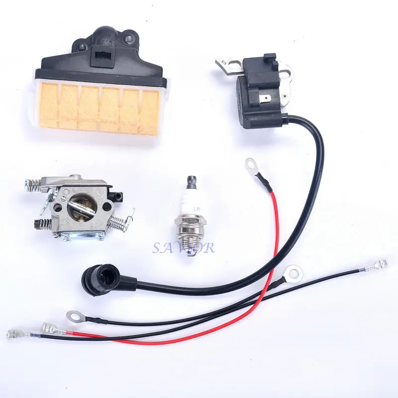 Катушка зажигания + Walbro Карбюратор Carb для Stihl 021 023 025 MS210 MS230 MS250 бензопила|Триммеры|