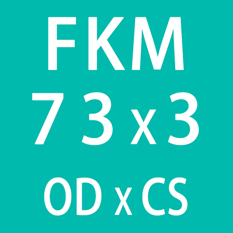 Фторкаучуковое кольцо зеленое FKM уплотнительное кольцо уплотнение OD66/68/70/71/72/73/75/76/78/80*3 мм Толщина резиновое уплотнение масляного кольца прокладки, шайбы - Цвет: OD73mm