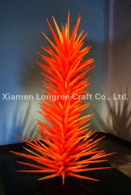 

Huge Trees Sculpture Red Large 60 Inches Indoor Decor Art Blown Glass Sculptures