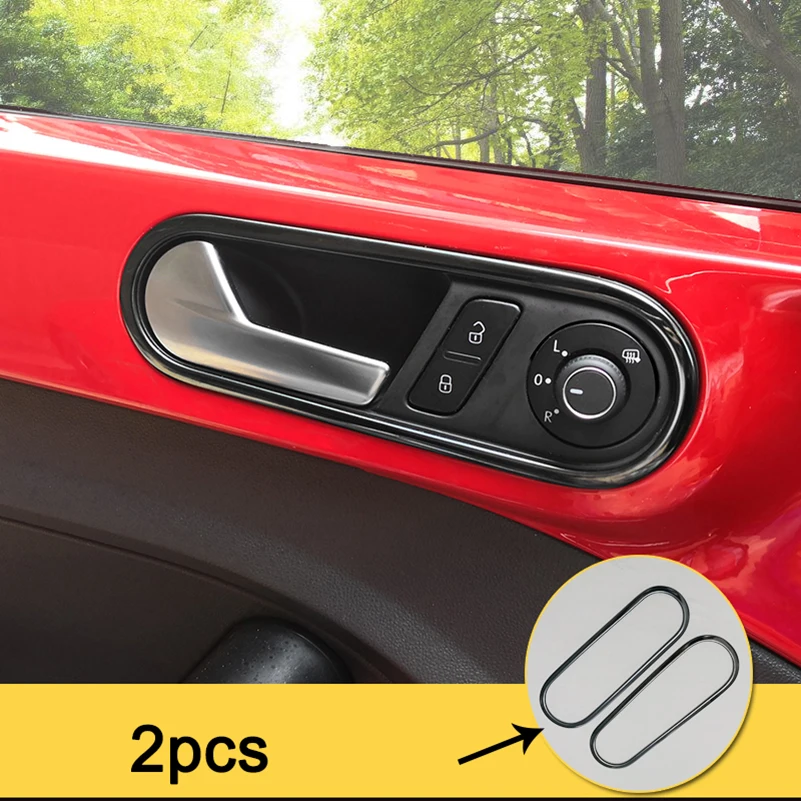 2 шт. для Volkswagen Beetle 2012-2018 внутренняя дверная ручка декоративная рама из