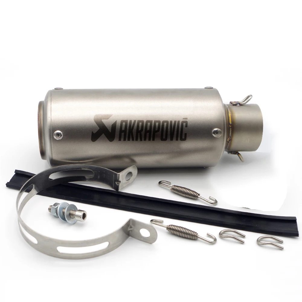Akrapovic выхлопной мотоцикл db killer 51/61 мм для Honda CBF 600 aprilia v4 Benelli TNT 250 triumph street triple yamaha dt 50