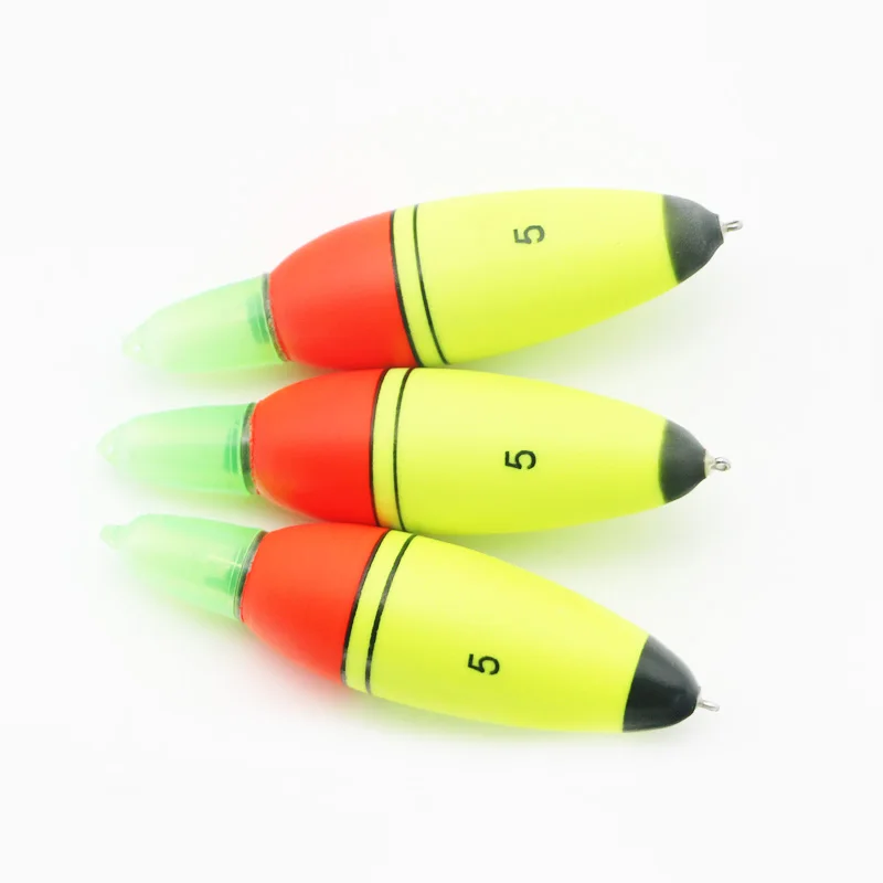 Светодиодный светящийся поплавок для рыбалки из ЭВА 10 шт. Электронный светильник