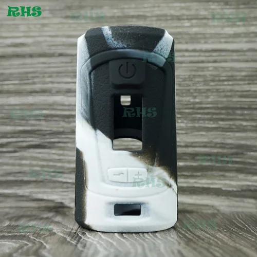 black white Трендовые продукты силиконовый чехол для GBOX Squonker 200W 13 цветов силиконовый мод коробка горячая распродажа - Цвет: black white
