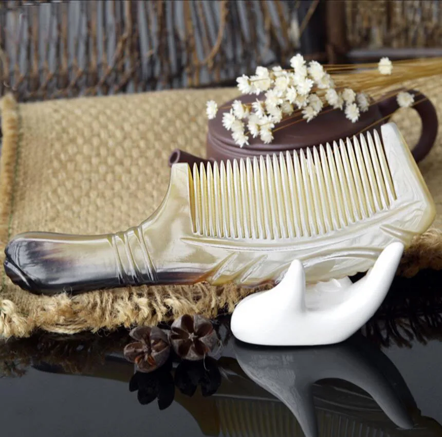 Высококачественная резная Удобная расческа для волос с натуральными линиями