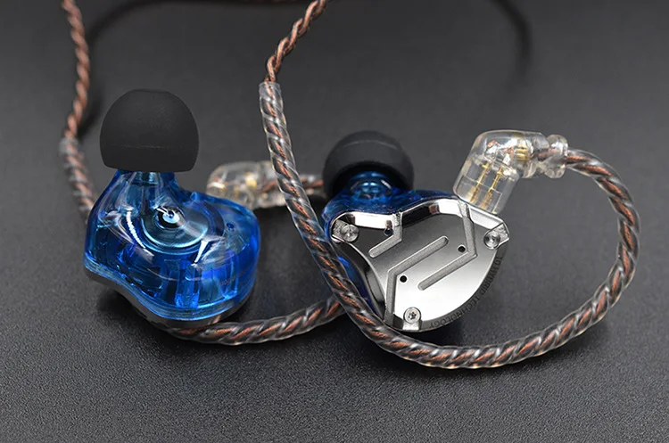 KZ ZS10 Pro 4BA 1DD гибридная технология наушники вкладыши HIFI бас металлические наушники Спорт шумоподавление Гарнитура ZSN ZSX ZST AS16