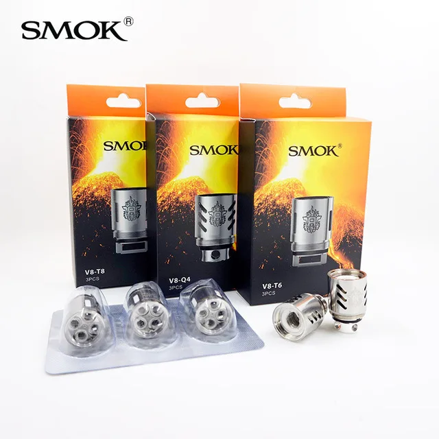 Катушка Smok V8 T8 T6 Q4 сменные катушки для TFV8 Cloud Beast Tank|Испарители электронных