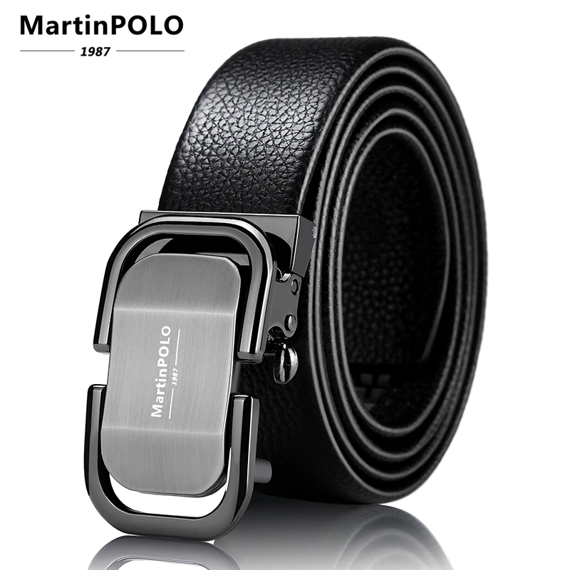 Ремни мужские Натуральная Кожа Автоматическая Пряжка Роскошные для Мужчин