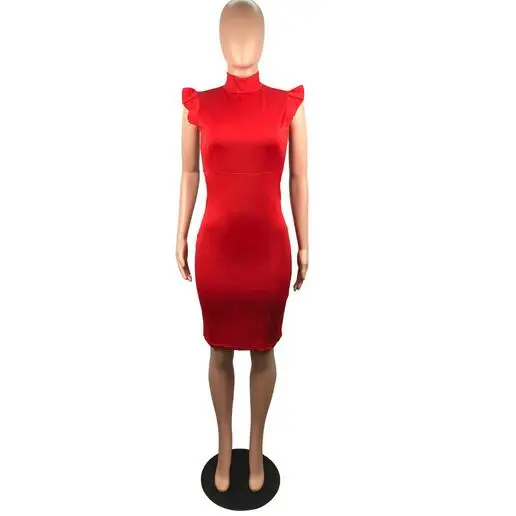 Пикантные прилегающее платье без рукавов Vestidos с низким вырезом на спине