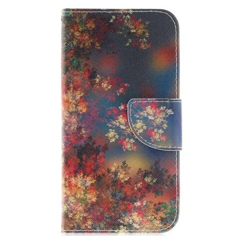 Color S Flowers Чехол с изображением волка орхидеи тотема цветка для huawei P20 Pro P8 P9 Lite Mini Nova 2i 3e Y6 кошелек с отделением для карт и подставкой DP26F - Цвет: Color S Flowers