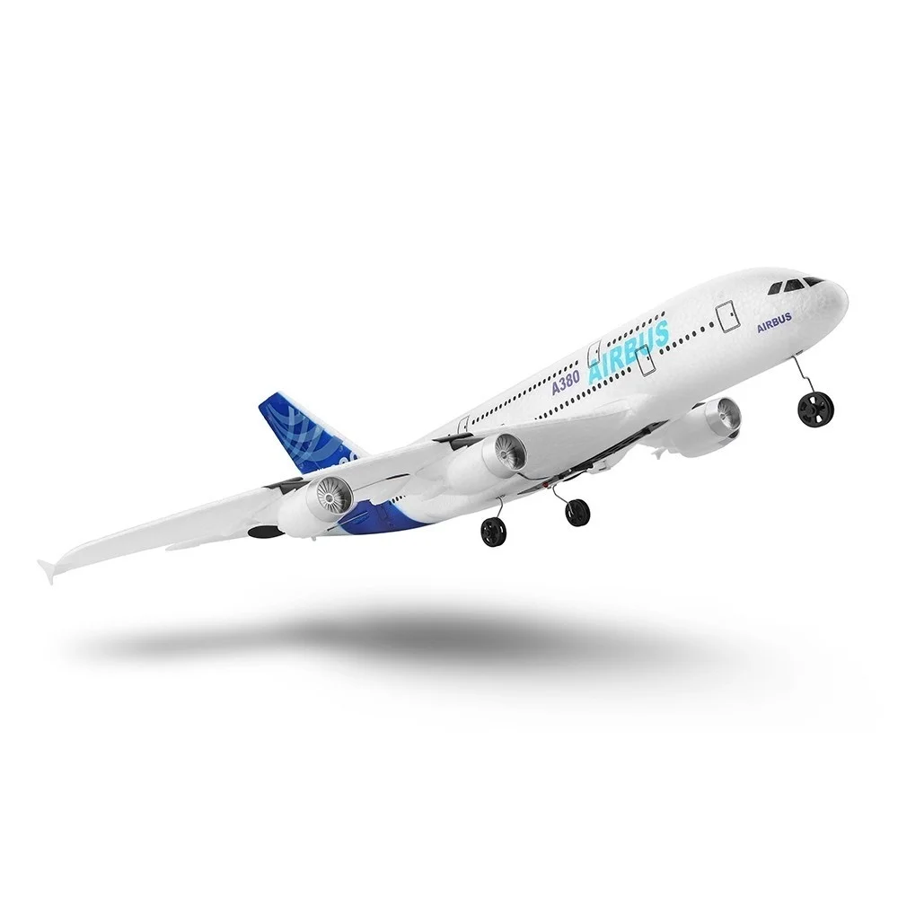 3Ch DIY RC Самолет из пеноматериала A380 самолет 2 4G фиксированное крыло наружные