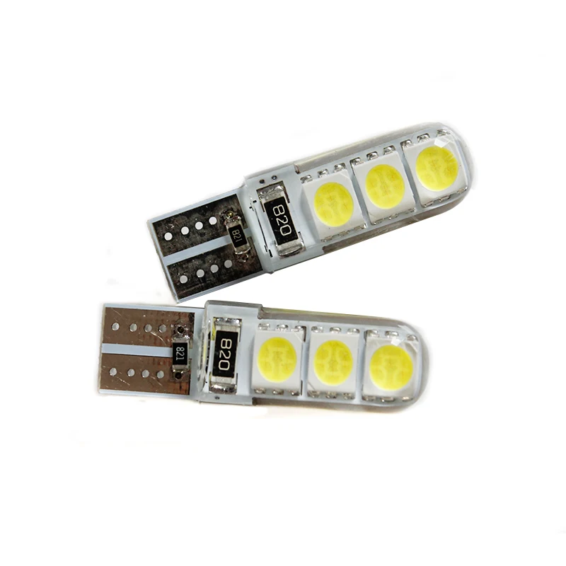 Новинка 2 шт. 6 SMD СВЕТОДИОДНЫЙ ные диодные лампы T10 кремниевые автомобильные