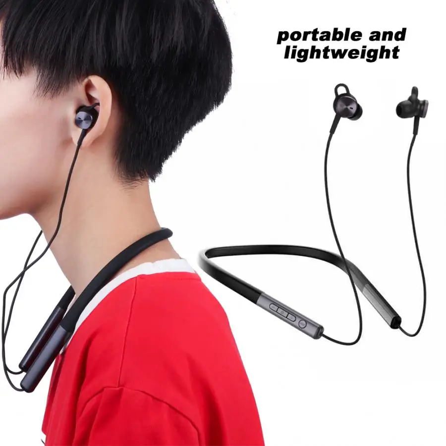 JH-ANC 10 Беспроводные спортивные наушники Bluetooth 4 2 с турбо-шейным креплением