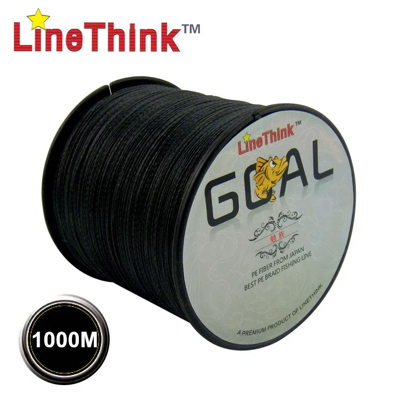 Фото 1000 м GOAL LineThink Фирменная плетеная рыболовная леска лучшего качества из 100% полиэтилена, бесплатная доставка №4