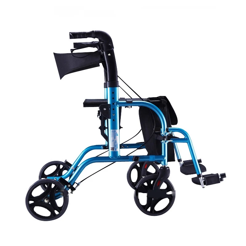 4 колеса складной подвижной помощи инвалидов rollator walker для пожилых людей