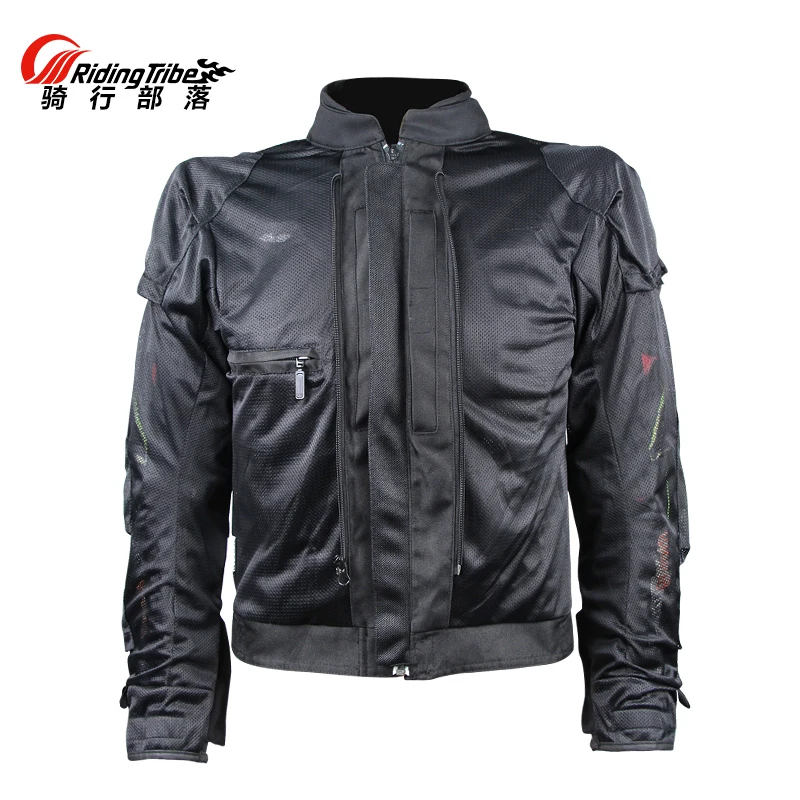 Titanium Motorcycle Jacket Locomotive Drop Mesh Waterproof Liner 4 Seasons Racing Motorbike Jackets Gear protectors Clothing|motorbike