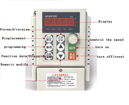 1.5KW220V input single-phase output three-phase inverter 220V/ Change connection for 380V output universal motor speed regulator