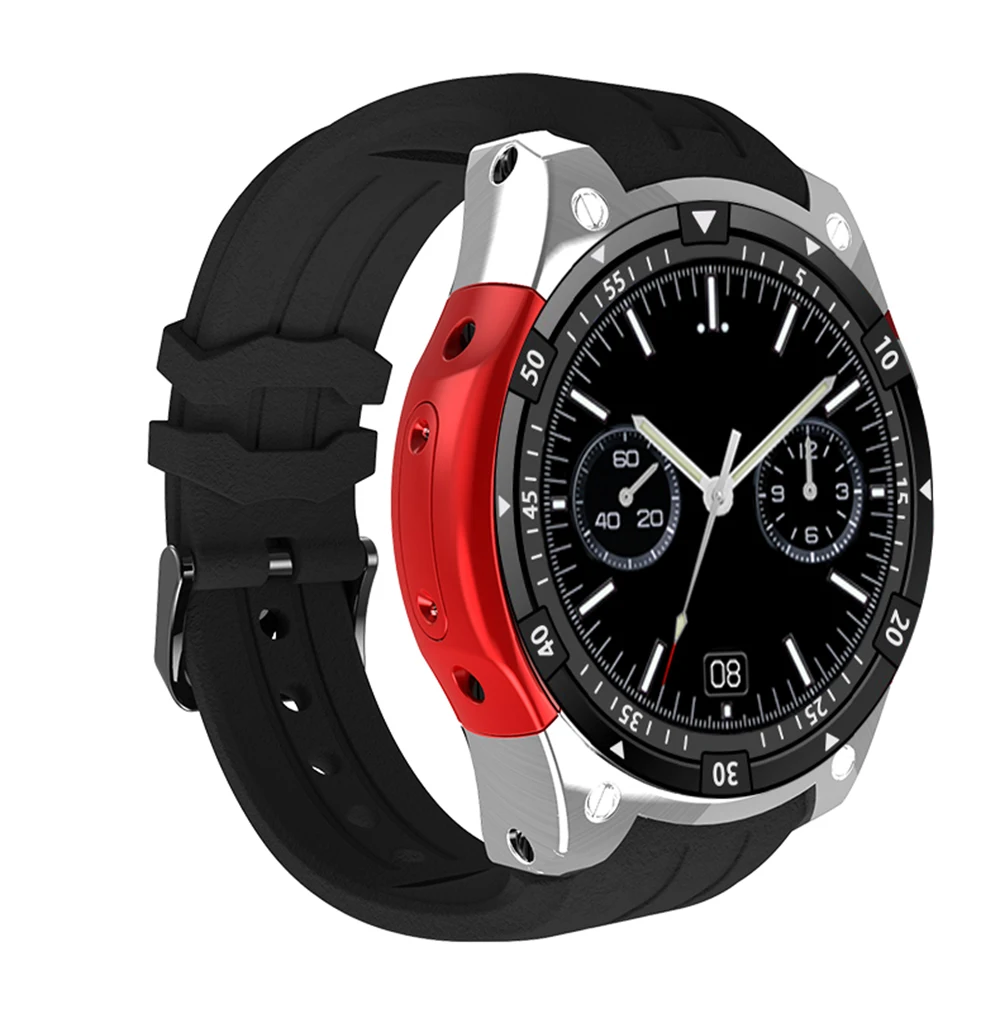 696X100 Bluetooth Смарт часы фитнес-трекер для измерения сердечного ритма 3g gps Android 5,1 SmartWatch мужские спортивные часы PK kw18 kw88