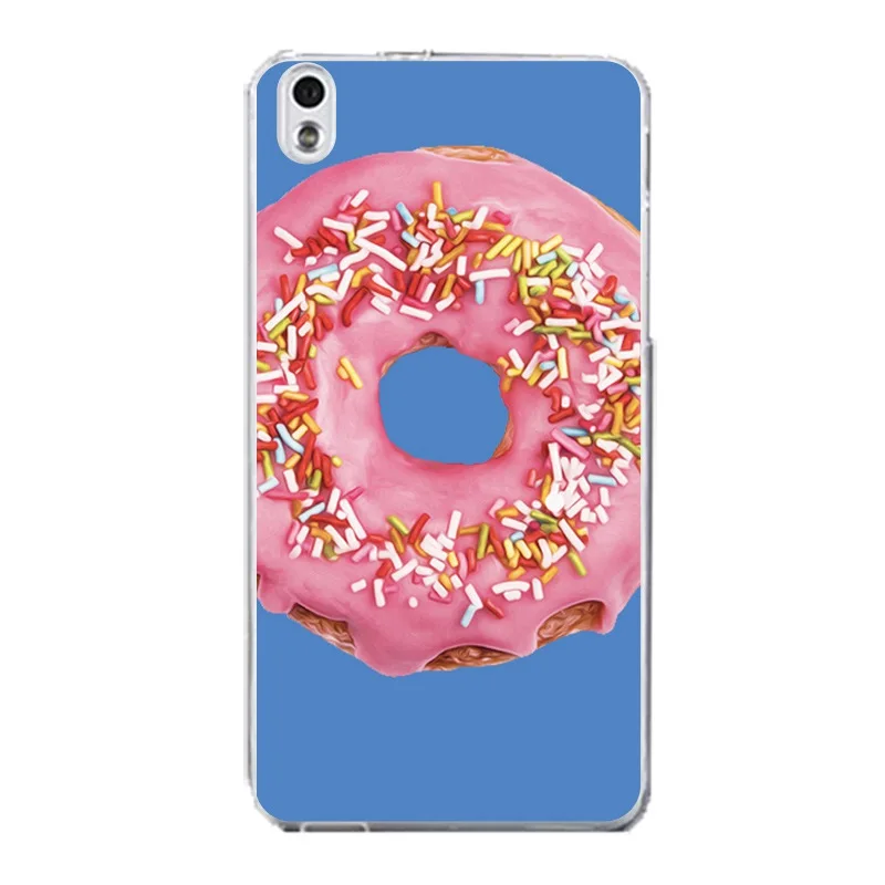 Мягкий прозрачный чехол из ТПУ для HTC D820 M8 M9 A9 Starry Icecream Mountain Donuts силиконовый