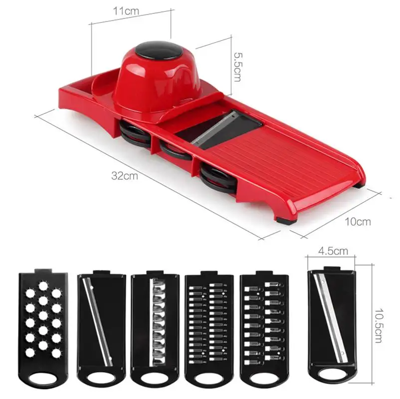 High Quality 6 In 1 Peeler Grater Vegetables Cutter Tools with Blade Carrot Onion Vegetable Slicer Kitchen Accessories | Дом и сад