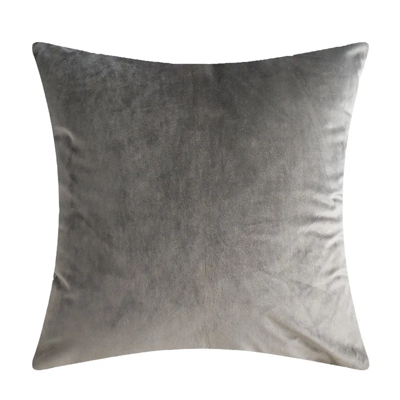 grey 30x50/45X45/40x60/50x50 мм/55x55 см скандинавский, простой, современный, детское, однотонное, подушка для дивана Наволочка декоративная Подушка Крышка - Цвет: grey
