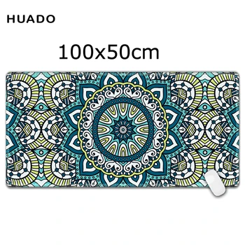 100x50 Игровой коврик для мыши большой 1000*500 мм коврик для мыши с блокирующим краем weclome на заказ - Цвет: 100x50