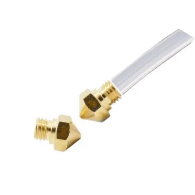 MK10 сопло размером 0 4 мм 1 75 с метром 2x4 ПТФЭ трубкой для Wanhao/Flashforge/QIDI TECHNOLOGY 3d принтер
