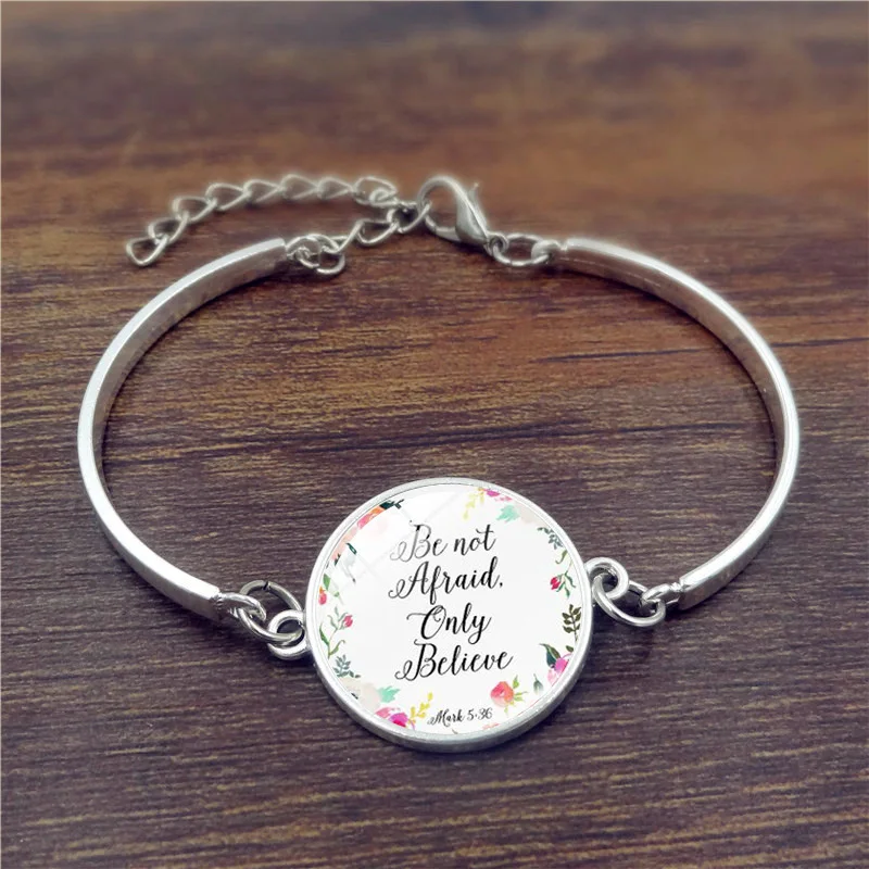 Библейский стих молитва больше беспокойтесь меньше христианский браслет с