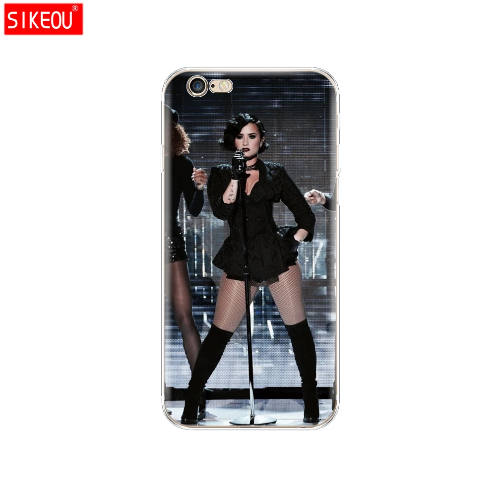 Силиконовый чехол для телефона Iphone 6X8 7 6s 5 5s SE 2020 Plus 10 XR XS MAX 11 pro Case Singer Demi Lovato |
