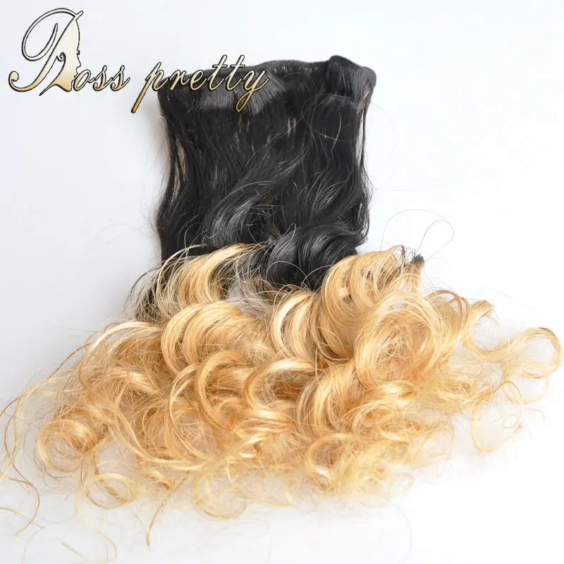 7A бразильские человеческие волосы 3 шт. 1b 27 цвет Омбре детские свободные