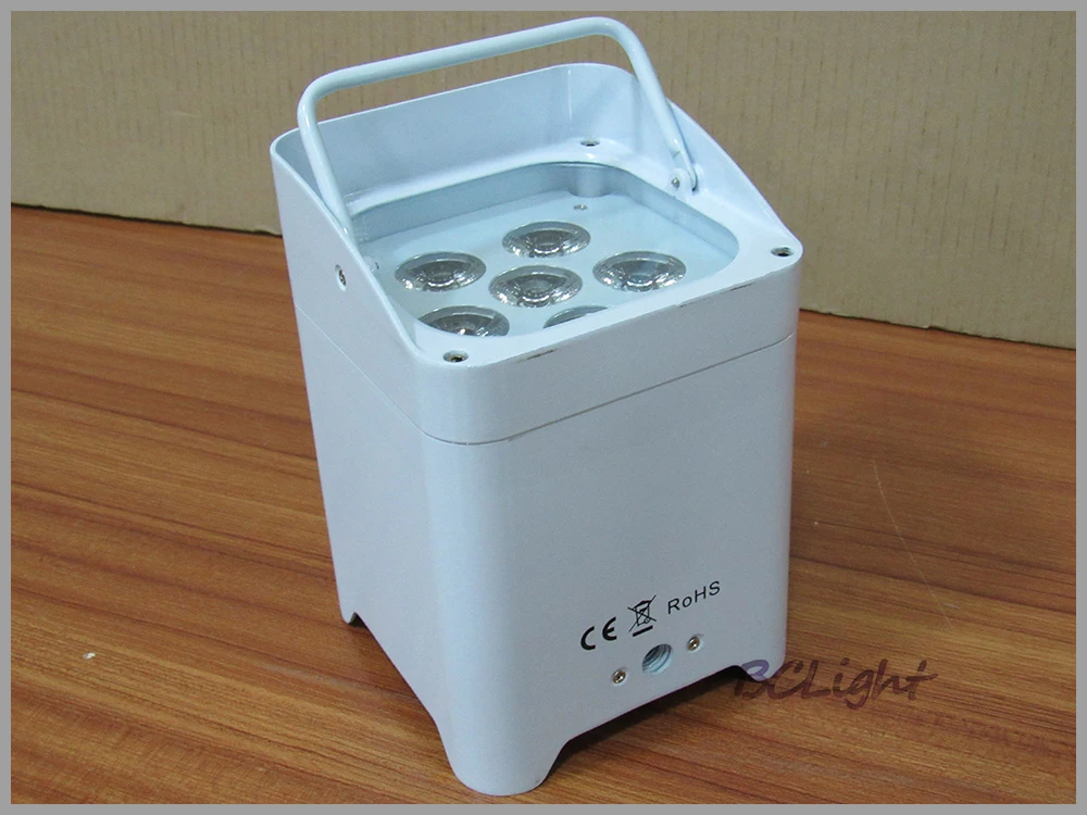 6XLOT + 1fly чехол Freedom Par DMX RGBWA UV 6 в 1 LED светильник Mini 6x18w беспроводной сценический с