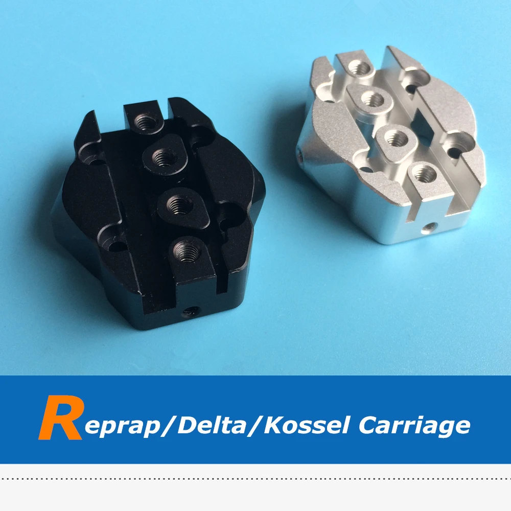 3 шт./лот Kossel Delta Mini Slide Effector алюминиевый сплав M3 снасть каретка для 3D принтера|for 3d