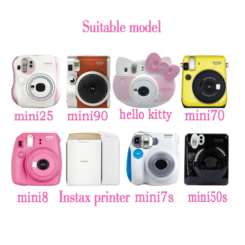 Фотобумага fujifilm instax mini 8 20 листов для камеры Instant 7s 25 50s 90 пленка с белым краем 3