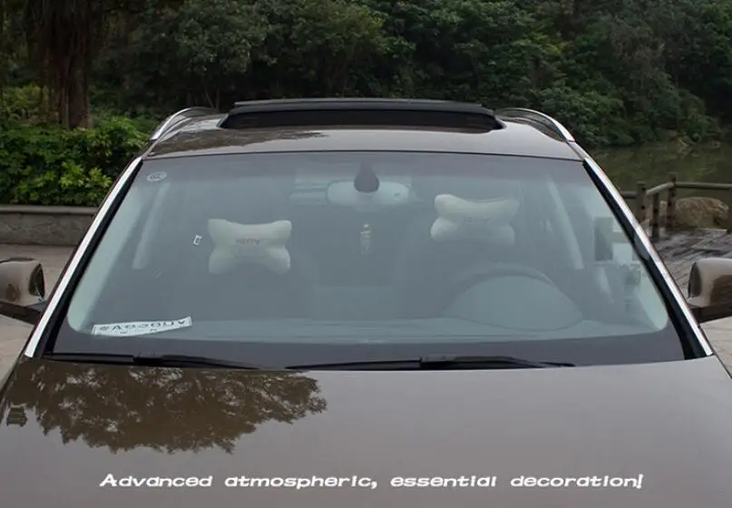 Для Audi Q5 2008 2015 Нержавеющая сталь Передняя сторона лобового стекла стеклянная