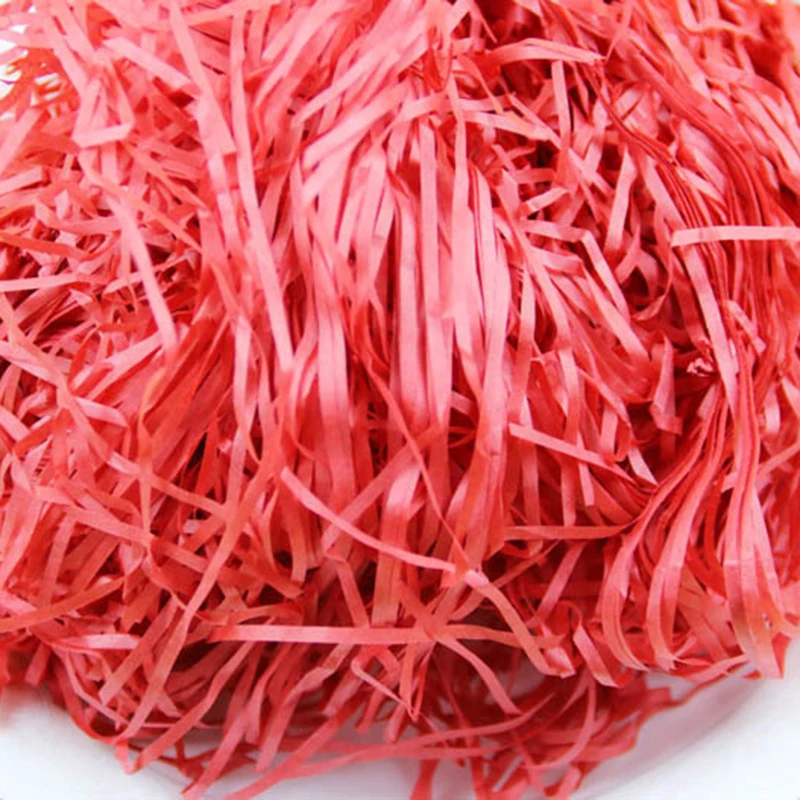 Красочные Shred Crinkle бумага наполнитель подарочной коробки Свадебная вечеринка украшения Crinkle Cut бумага Shred упаковка подарок наполнитель