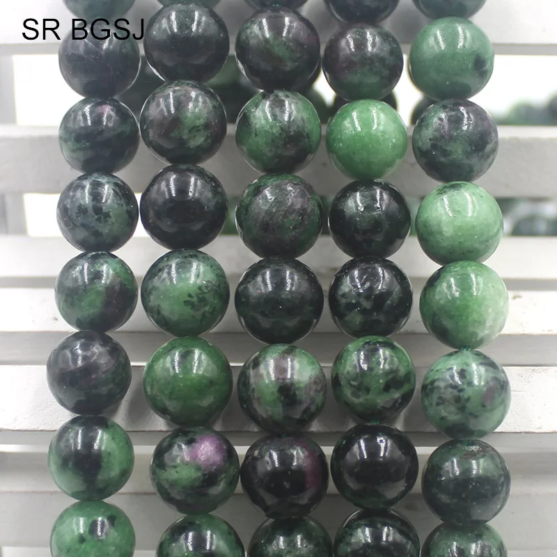 Free Shipping 4 6 8 10 12mm Round Stones Rubys Zoisite Jewelry Findings Wholesale Beads Strand 15&quot|Бусины| |