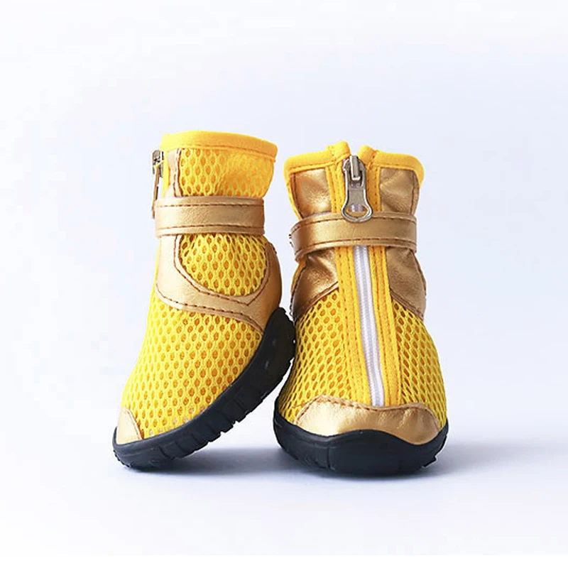 LAPLADOG 4 шт./лот обувь для больших собак Нескользящие дышащие ботинки 30 кг 2 цвета на