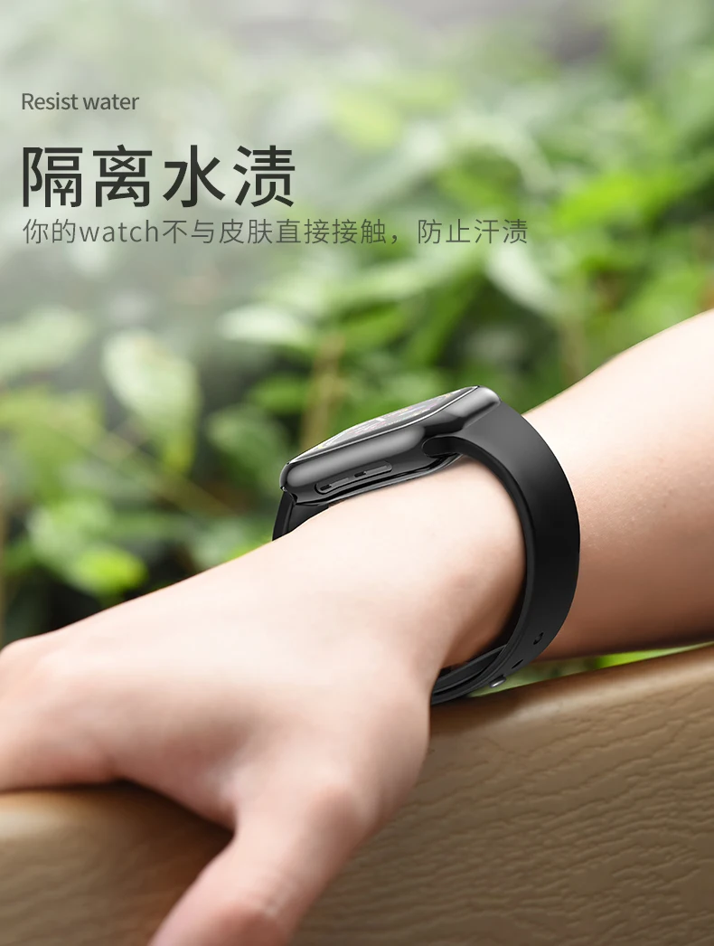 HOCO Мягкий ТПУ силиконовый чехол для Apple Watch 44 мм 40 мм чехол iWatch серии 4 серии 5 защитный чехол