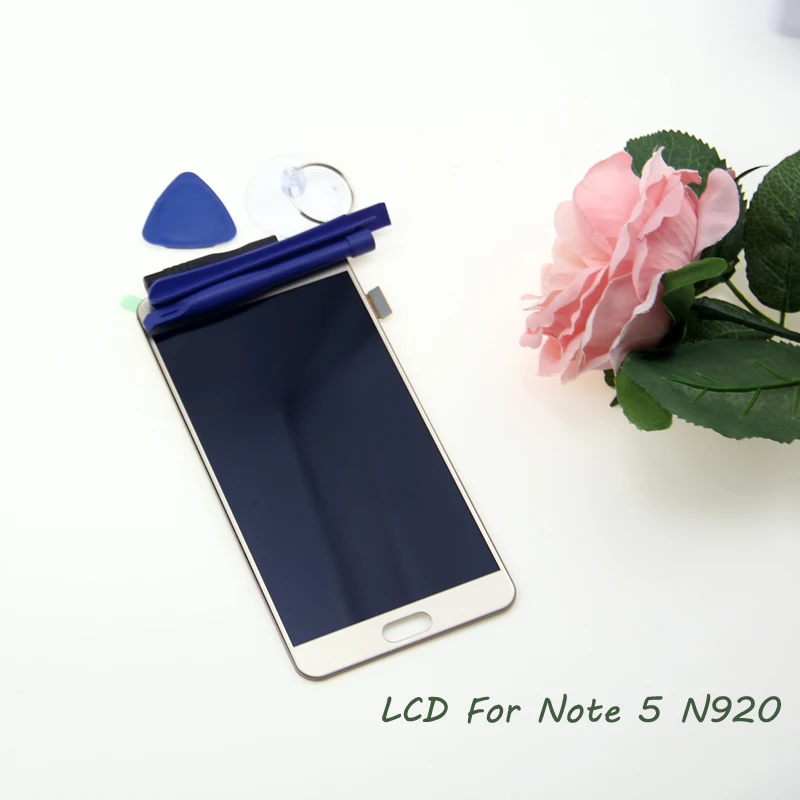 Дисплей для SAMSUNG Galaxy Note 5 ЖК-дисплей Note5 N920A N9200 SM-N920 N920C сенсорный экран дигитайзер