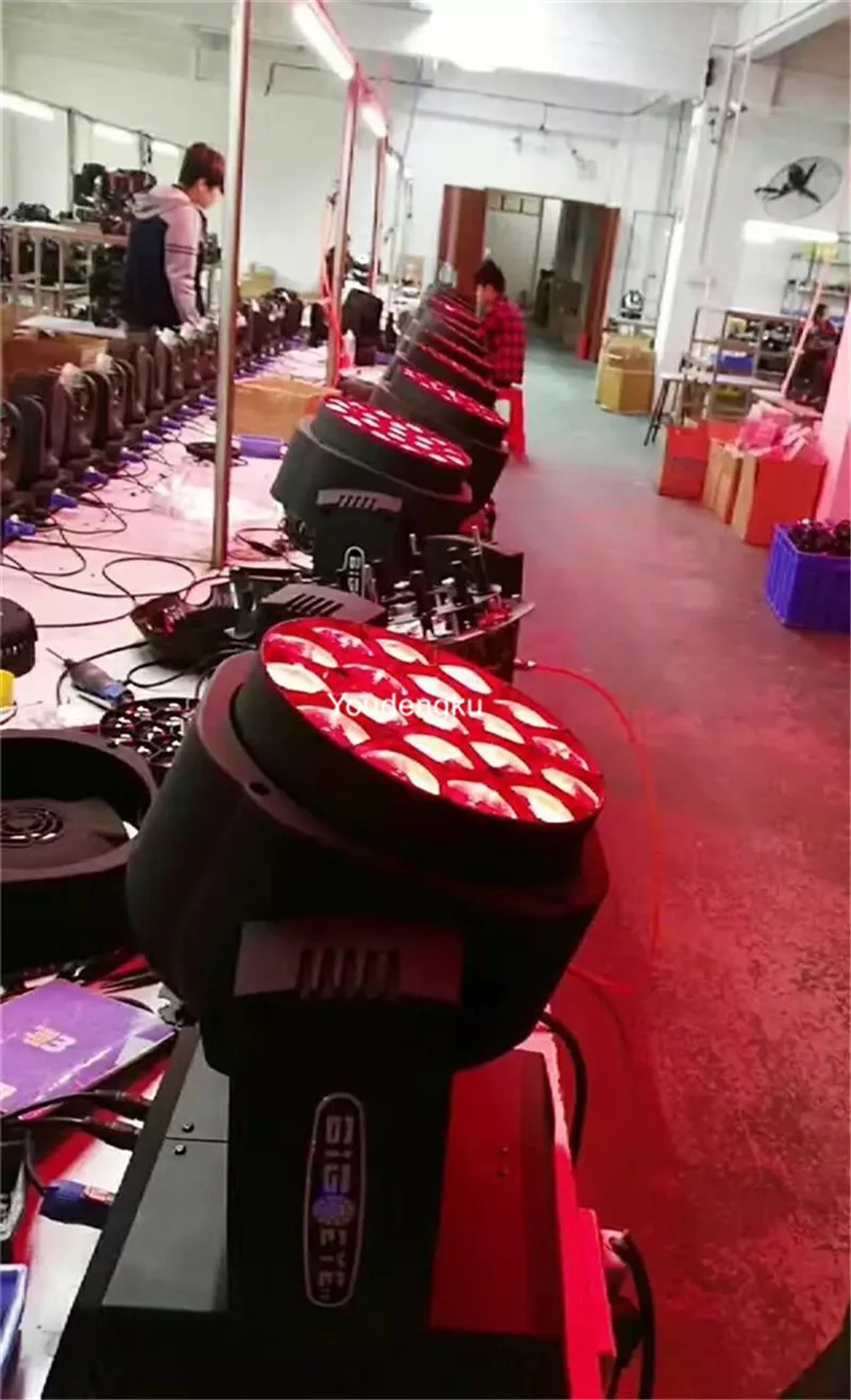 2 шт. Martin MAC Aura 19x15 Вт rgbw 4в1 зум луч размытого света led движущаяся голова пчелиный глаз свет