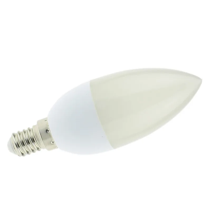 1X по недорогой цене E14 E27 led лампы в форме свечи 5 Вт 7 9 Светодиодный точечный