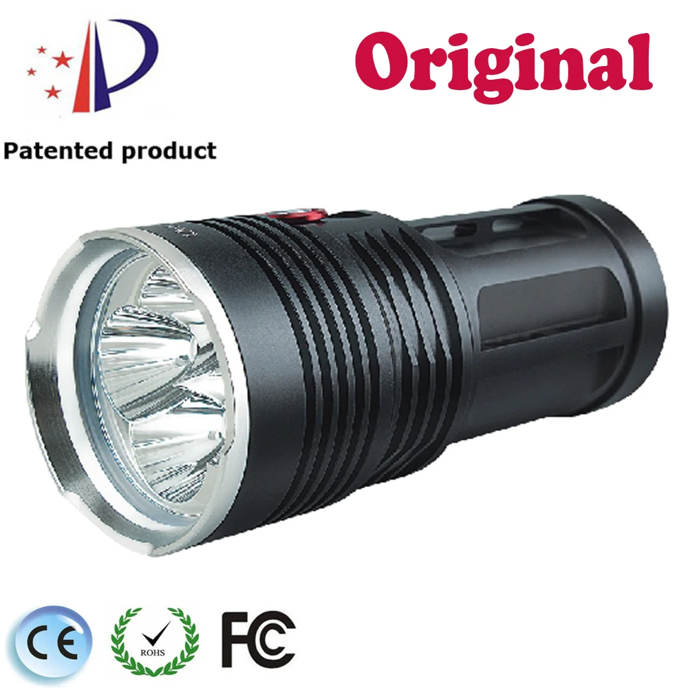 UniqueFire SMO Reflector Flashlight UF-V10-4 4x  XM-L2 LED Bulb Super Strong-Light Torch 5 Modes Waterproof Flashlight Lamp