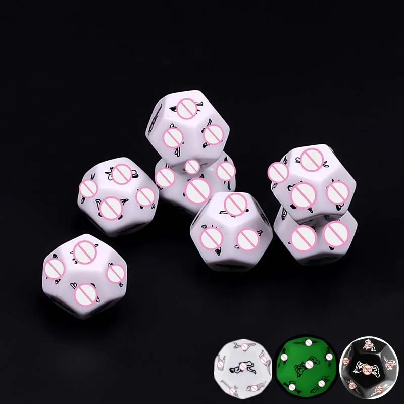 12 боковых Забавные эротические игральные кости эротический крэпс секс