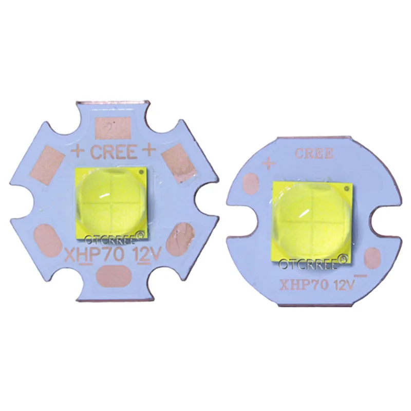 Cree XHP70.2 XHP70B 12V6V High CRI90-93 30W Neutral White 5000K diode flashlight 4292LM strong lamp motorcycle light car bulbs | Лампы и