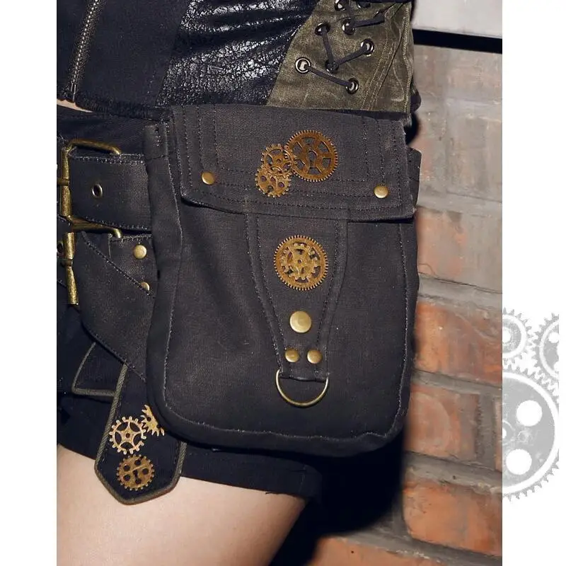 Паровая Панк Сумка Кобура в стиле рок парусиновая сумка стимпанк ретро