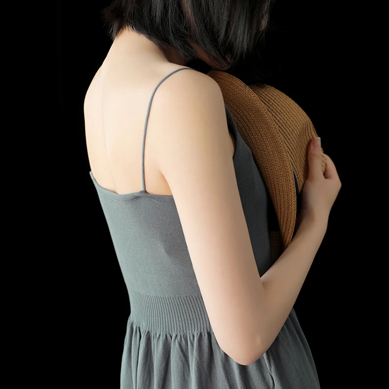 Летнее платье для женщин модное тонкое милое Brierf новое без рукавов Mori girl