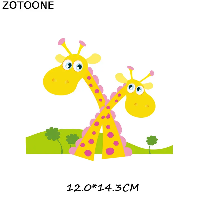 Термонаклейки ZOTOONE с милыми животными наклейки рисунком совы единорога