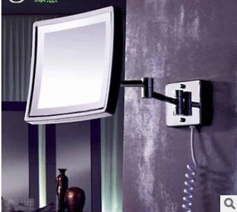 Зеркало для ванной настенное Латунное с увеличением в 3 раза 8 дюймов|bath mirror|led wall