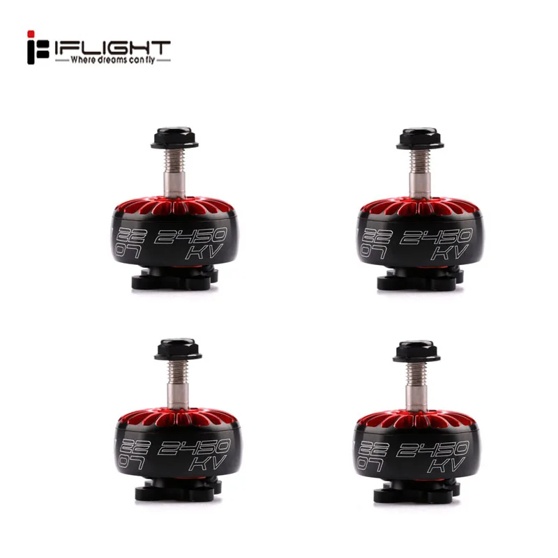 Бесщеточный двигатель iFlight XING 2207 1700KV / 1800KV 2450KV 2750KV 2 6S для радиоуправляемого FPV