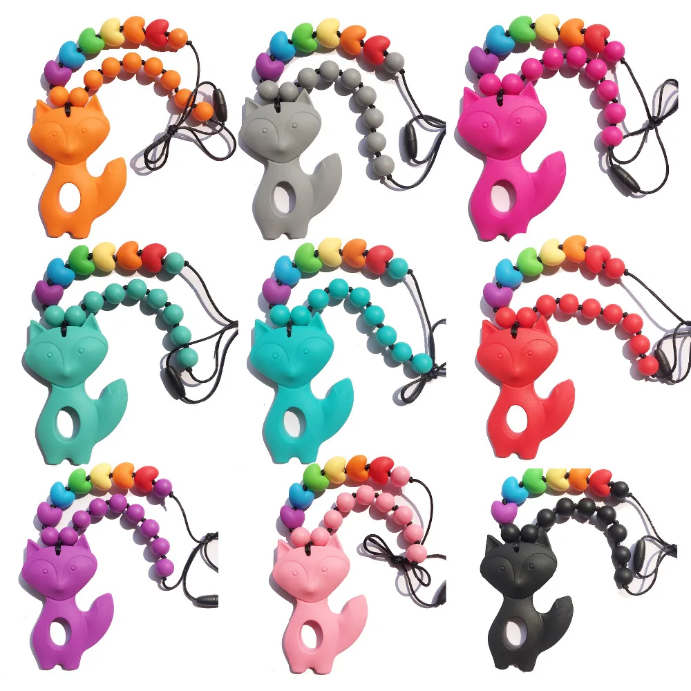 Силиконовые Прорезыватели для зубов ожерелье/Подвеска-очень большая игрушка
